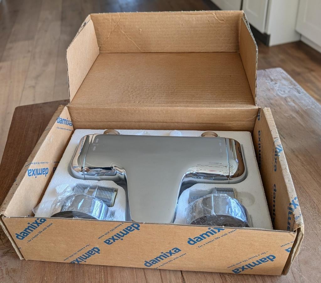 Thermostatische Badmengkraan Damixa. Nieuw!, Ophalen of Verzenden, Nieuw, Chroom, Bad