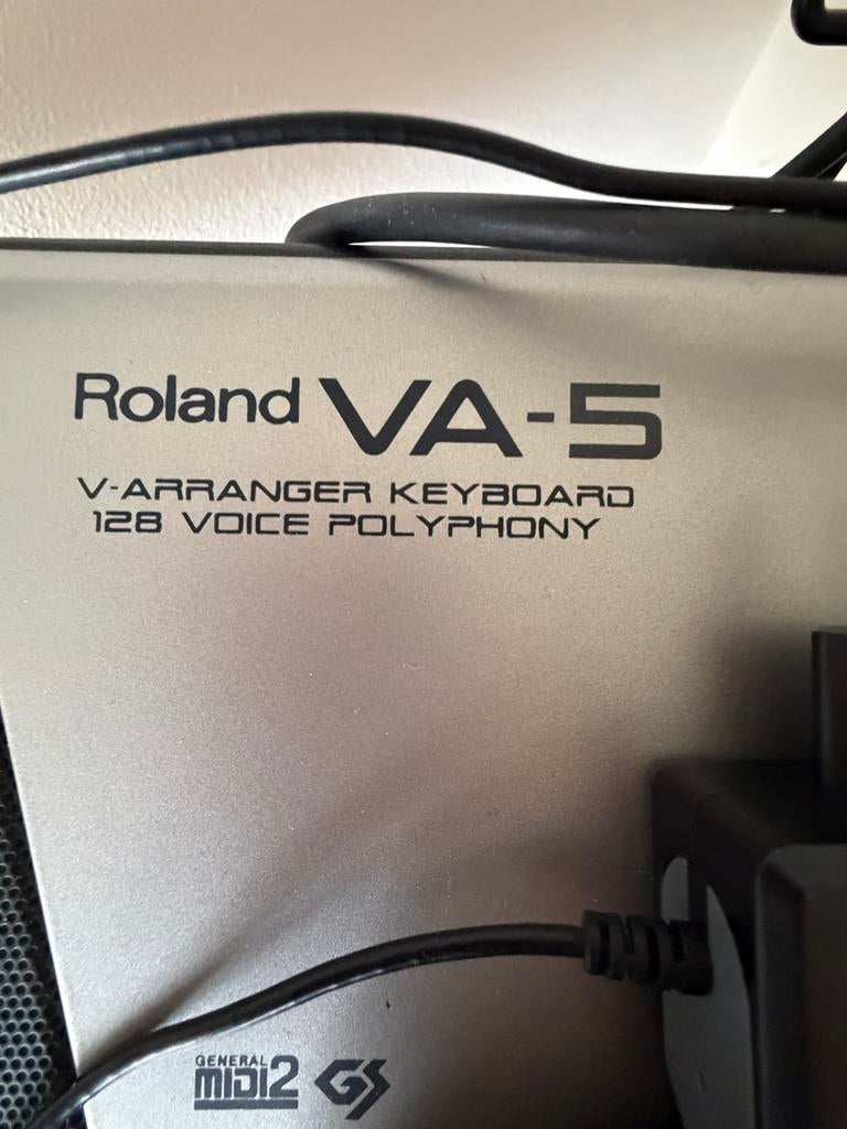 Roland VA-5 V-Arranger Keyboard met accessoires en bladmuzie, Muziek en Instrumenten, Keyboards, Ophalen, Roland, Met standaard