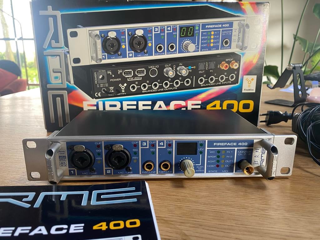 RME Fireface 400 Firewire Audio Interface geluidskaart, Ophalen of Verzenden, Gebruikt, Extern