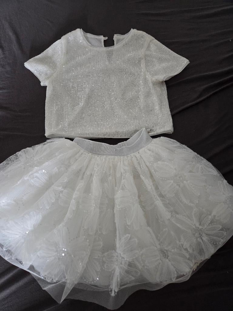 Feest/Bruids setje, Ophalen, Zo goed als nieuw, Meisje, Jurk of Rok