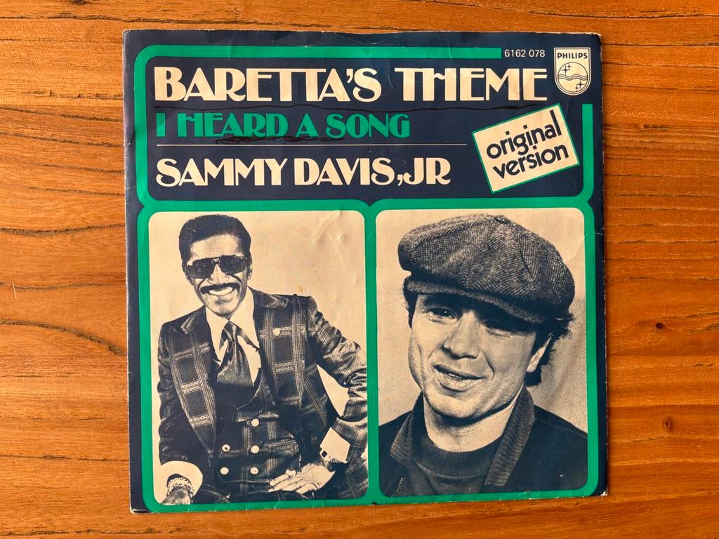 Sammy Davis Jr. - Baretta's Theme / I Heard A Song, Gebruikt, 7 inch, Single, Ophalen of Verzenden