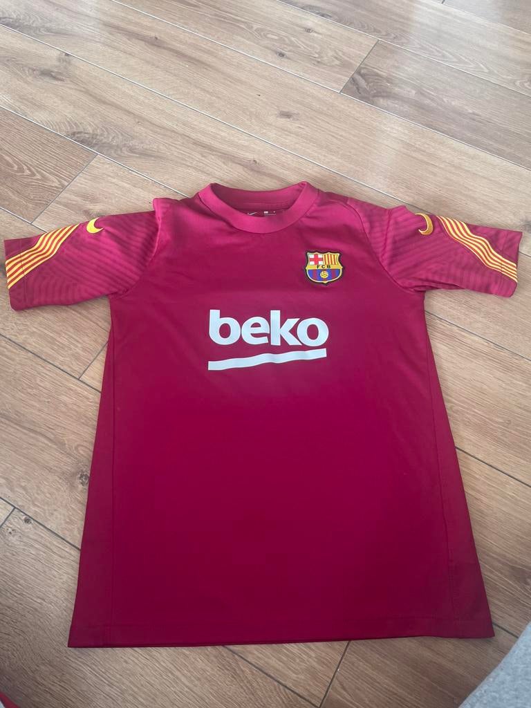 Origineel fcb fc barcelona barca voetbal shirt nike 146 158, Ophalen of Verzenden, Zo goed als nieuw, Jongen, Sport- of Zwemkleding