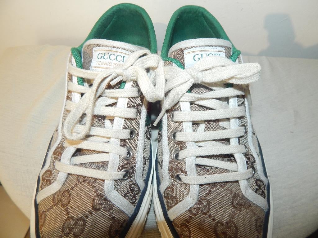 Gucci tennis 1977 sneakers monogram print gucci kleuren 36, Overige kleuren, Verzenden, Gucci, Sneakers of Gympen