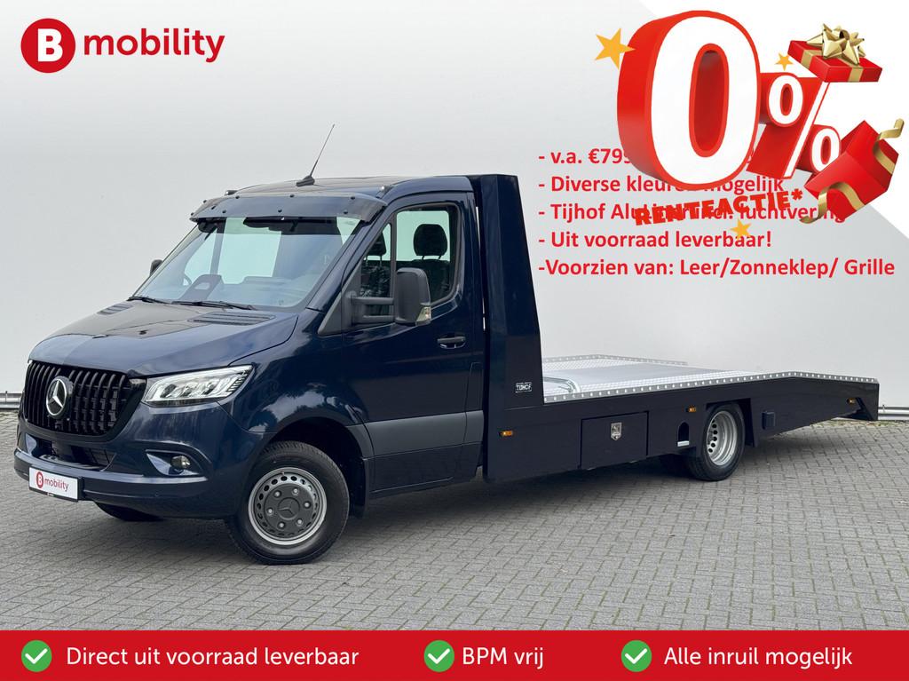 Mercedes-Benz Sprinter 519 CDI Tijhof AluLiner V/A €32 Per, Stof, Gebruikt, Blauw, Bedrijf