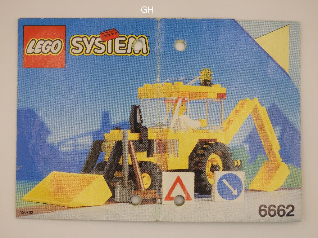 Lego 6662 Vintage Backhoe, Kinderen en Baby's, Speelgoed | Duplo en Lego, Compleet, Gebruikt, Overige thema's, Verzenden