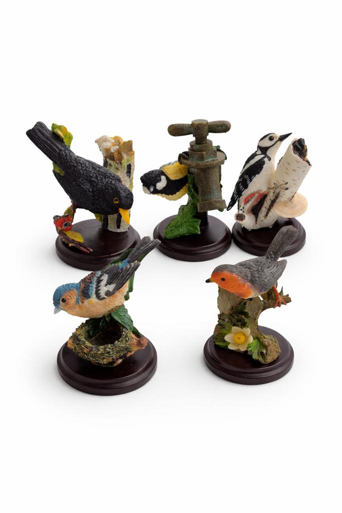 Eaglemoss Vogelfiguren - 5 stuks handgeschilderd, Ophalen of Verzenden, Nieuw, Beeldje of Figuurtje