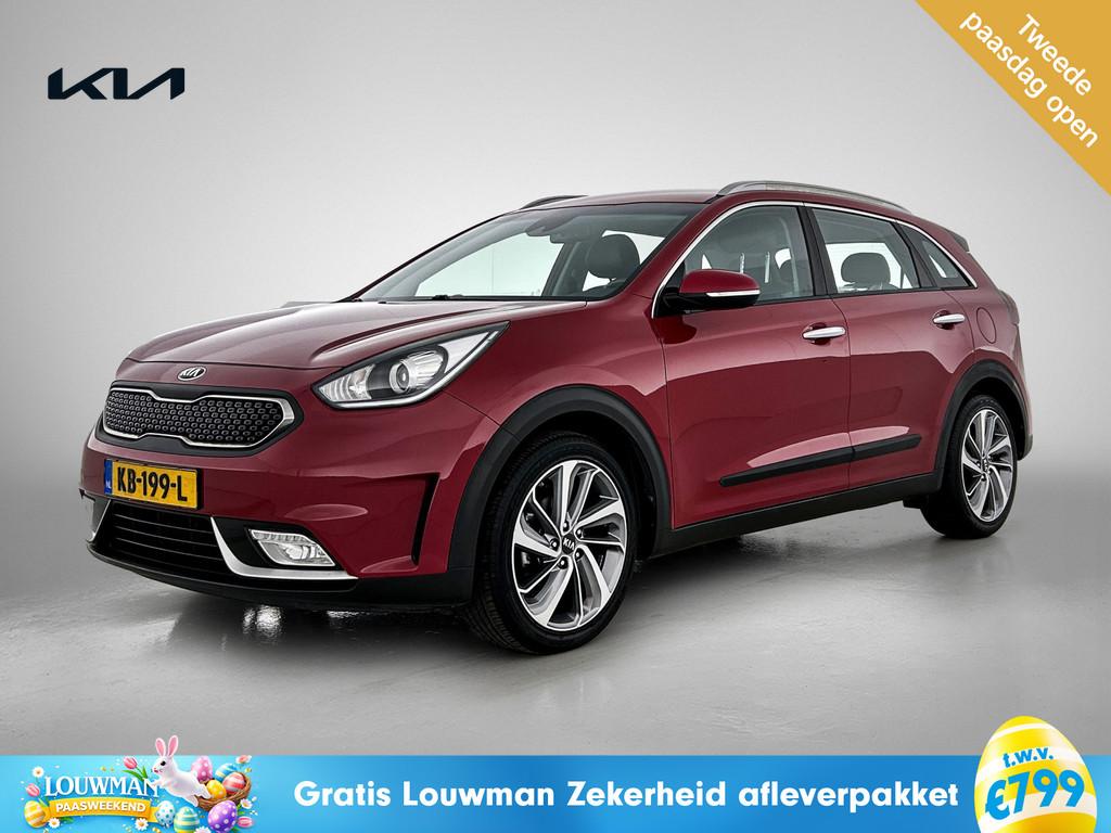 Kia Niro 1.6 GDi Hybrid First Edition | 18 Inch | Navigatie, 12 maanden, Gebruikt, Leder en Stof, Origineel Nederlands