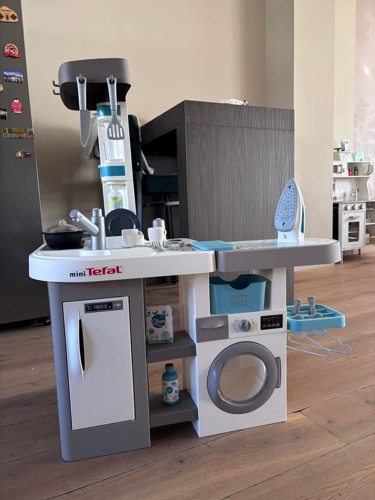 Smoby mini Tefal speelkeuken - Zo goed als nieuw, Ophalen of Verzenden, Zo goed als nieuw, Kunststof, Speelkeuken