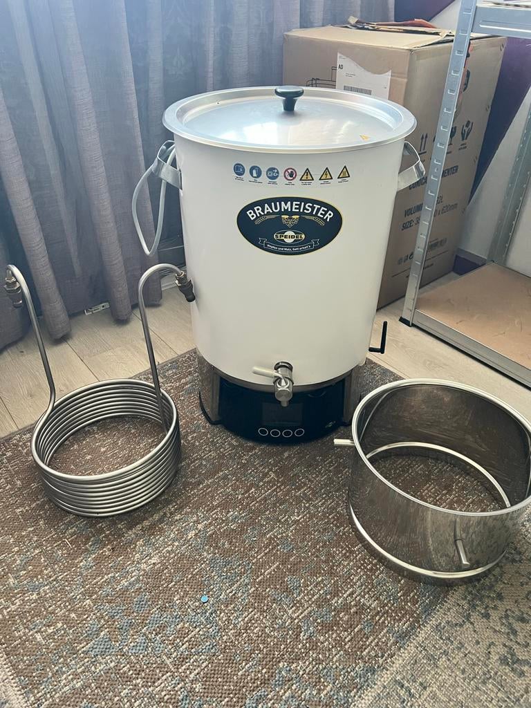 Complete Speidel Braumeister 20l set met Wifi module, Ophalen, Zo goed als nieuw