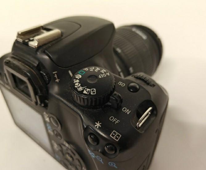 Canon EOS 1000D met EFS 18-55mm lens, Ophalen of Verzenden, Canon, Geen optische zoom