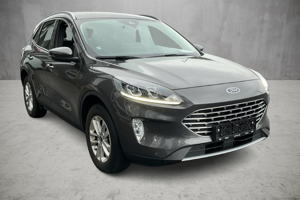 Ford Kuga 2.5 225 pk PHEV Titanium X Plug-In Hybrid Automaat, 12 maanden, Stof, Gebruikt, Zwart