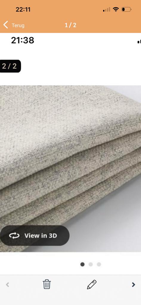 GEVRAAGD IKEA bedhoes DUNVIK Gunnared beige 180x200 nieuw, Ophalen of Verzenden, Matras, 180 cm, 200 cm