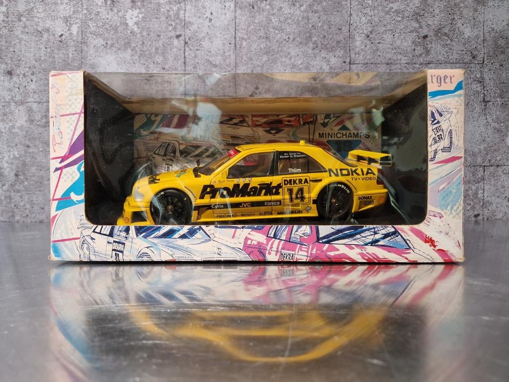 Minichamps Mercedes-Benz C-Klasse DTM '94 #14 Promarkt, Hobby en Vrije tijd, Modelauto's | 1:18, Ophalen of Verzenden, Zo goed als nieuw