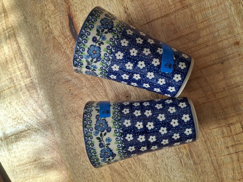 Bekers 350ml Bunzlau Castle Pools keramiek-nieuw, Ophalen of Verzenden, Nieuw, Keramiek, Overige typen