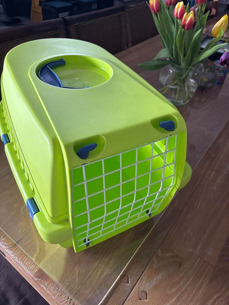 Groene katten of honden reismand, Ophalen of Verzenden, Zo goed als nieuw