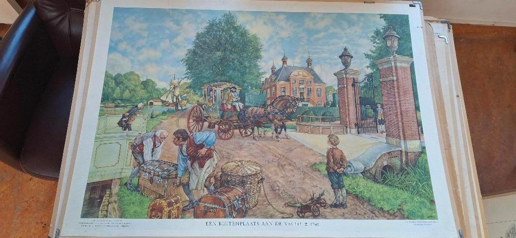 Schoolplaat, Ophalen, Geschiedenis