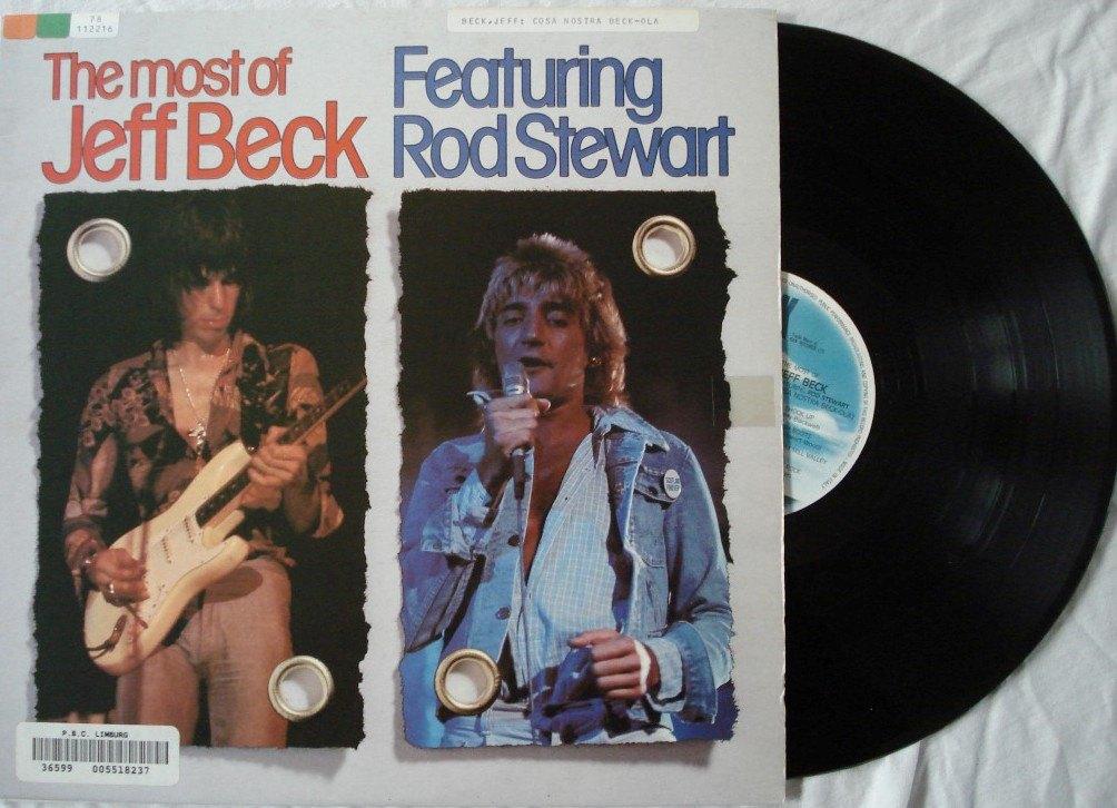 Jeff Beck - The most of Jeff Beck featuring Rod Stewart, Cd's en Dvd's, Vinyl | Rock, Ophalen of Verzenden, Gebruikt, 12 inch