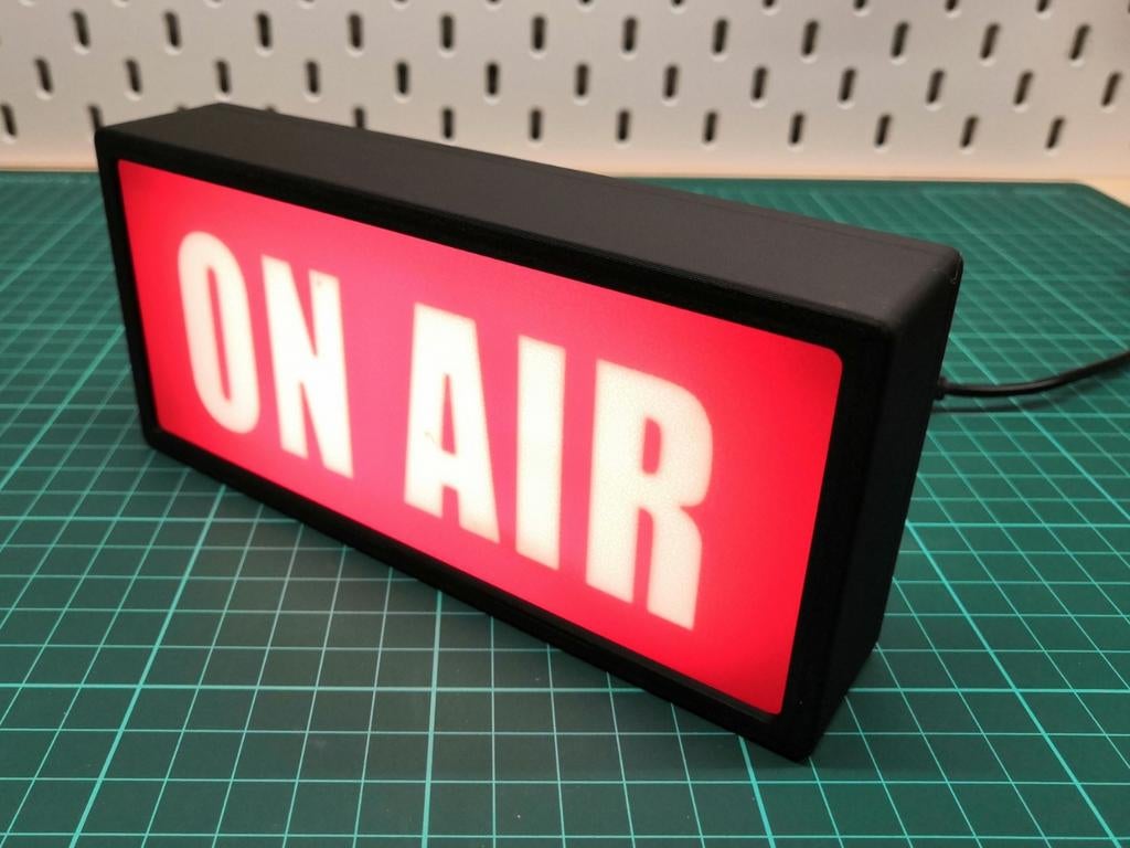 On Air LED USB Lichtbord - Studio Signaal, Ophalen of Verzenden, Nieuw, Modern, Studio, Gaming