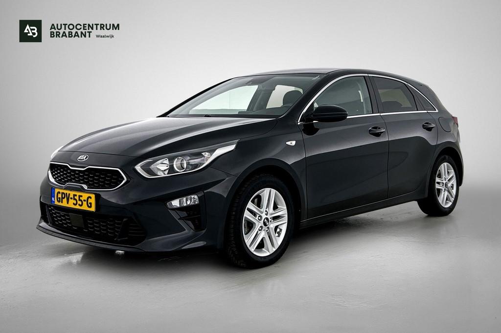 Kia CEED 1.4 T-GDi DynamicLine | 140PK | DEALER ONDERH | CAR, Euro 6, 4 cilinders, Leder en Stof, Zwart
