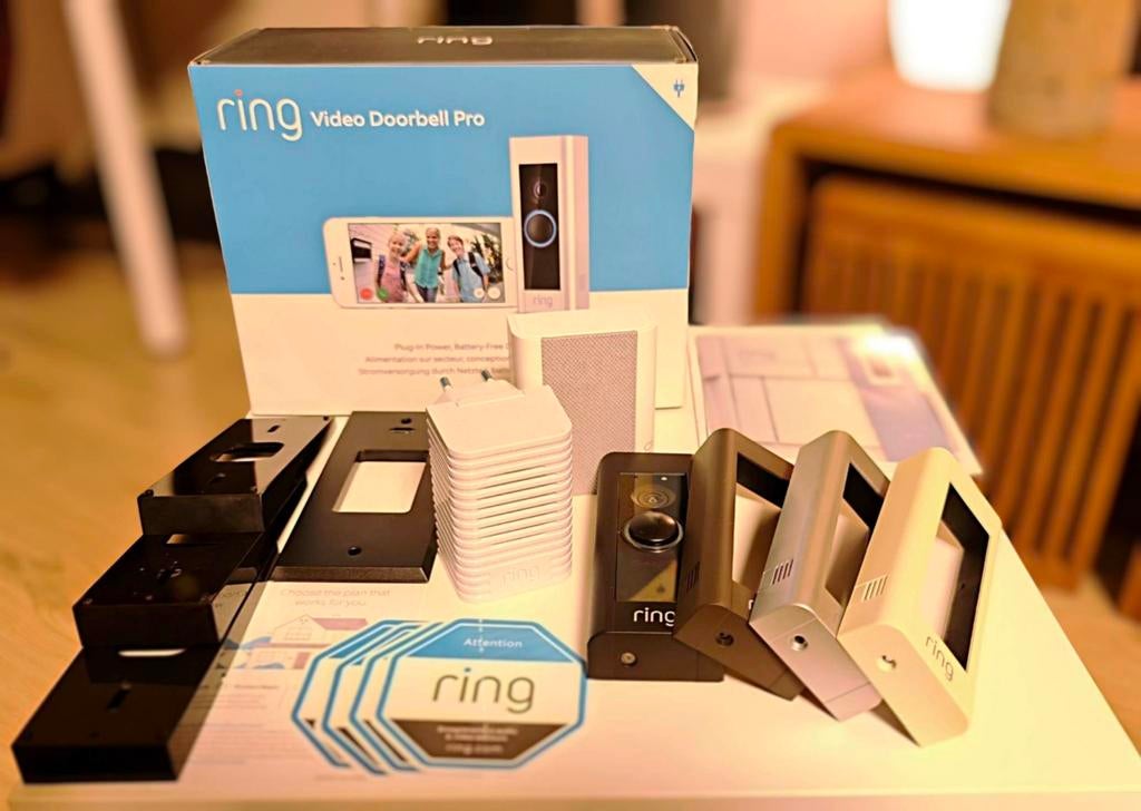 Ring Video Doorbell Pro 2 (bedraad) – 2 Chimes, Huis en Inrichting, Deurbellen, Ophalen of Verzenden, Zo goed als nieuw