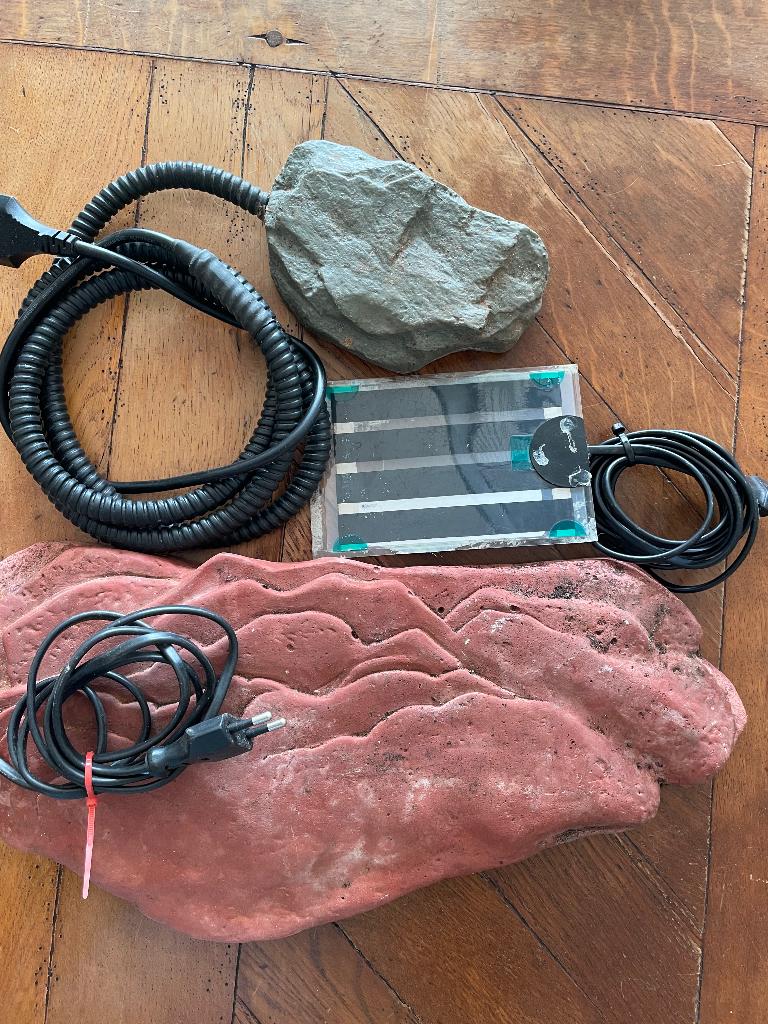 terrarium benodigd heden, warmte stenen, Ophalen, Gebruikt, Terrarium of Paludarium