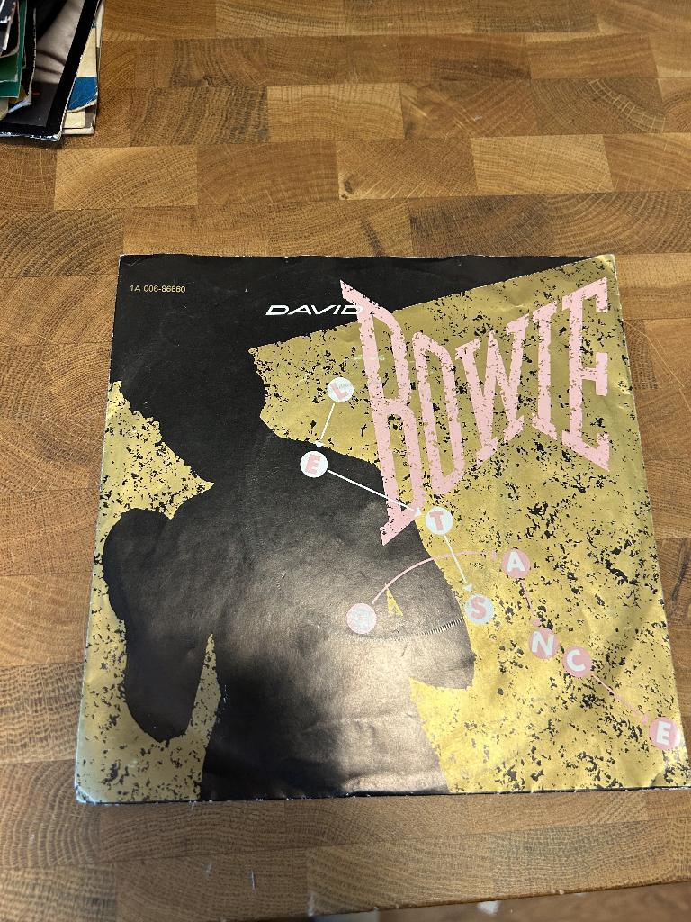 David Bowie Let's dance single, Cd's en Dvd's, Vinyl Singles, Ophalen of Verzenden, Gebruikt, Pop, Single