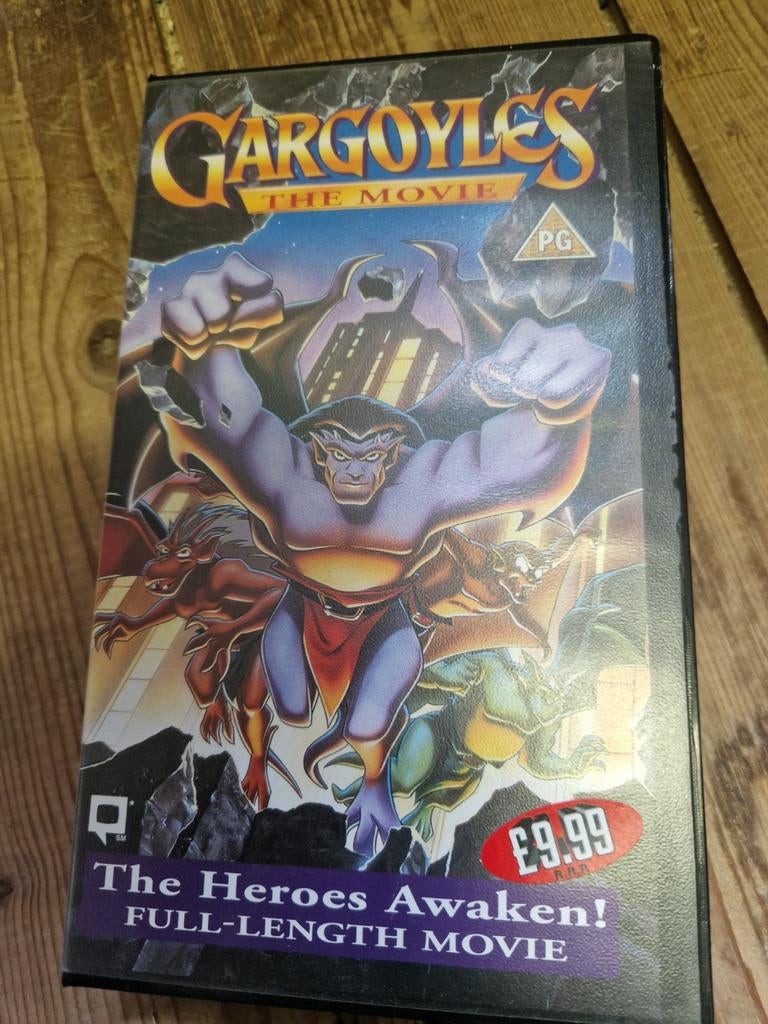 vhs disney gargoyles the movie the heroes awaken walt, Cd's en Dvd's, VHS | Film, Zo goed als nieuw, Alle leeftijden, Ophalen of Verzenden