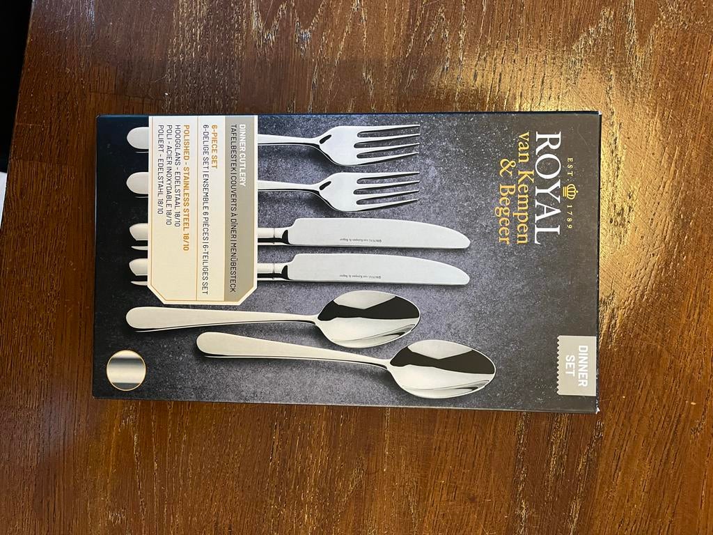 Royal van Kempen en Begeer AH bestekset, Antiek en Kunst, Antiek | Bestek, Ophalen of Verzenden