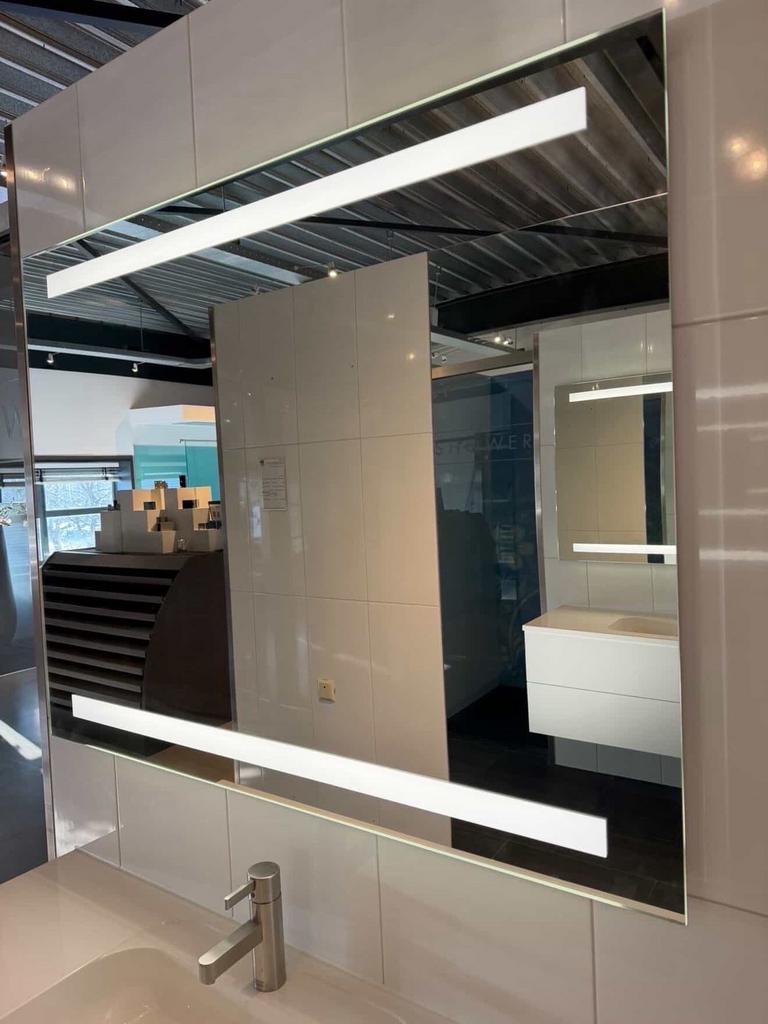 Luxe Badkamerspiegel 115x90 cm – LED & Verwarming – NIEUW, Ophalen, Nieuw, 100 tot 125 cm, Minder dan 100 cm