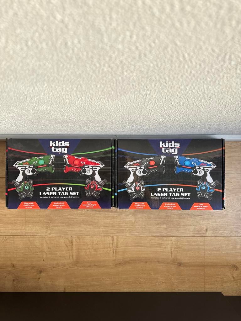 Kids Tag Laser Gun Set - Zo goed als nieuw, Kinderen en Baby's, Speelgoed | Buiten | Actiespeelgoed, Ophalen of Verzenden, Zo goed als nieuw