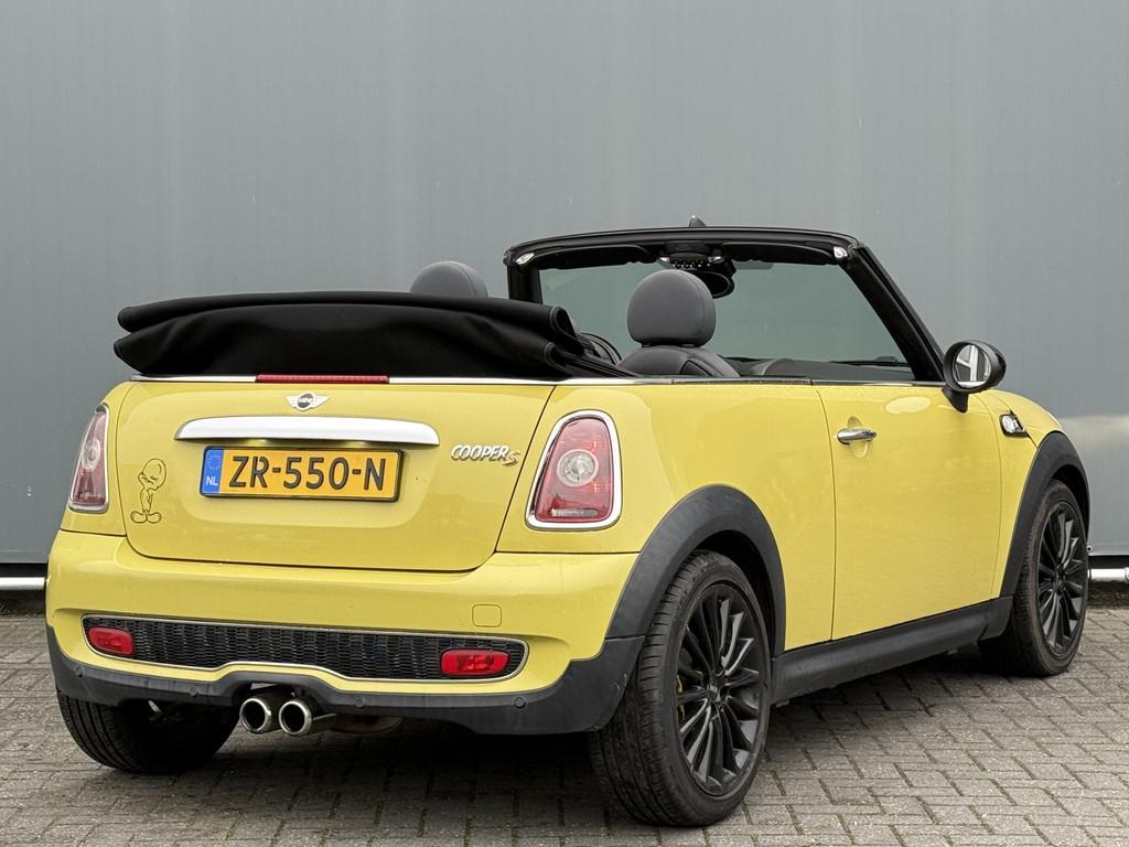 MINI Cabrio BWJ 2009 1.6 175 PK Cooper S 108.000KM! CABRIO |, Auto's, Voorwielaandrijving, Gebruikt, Huisgarantie, 4 stoelen