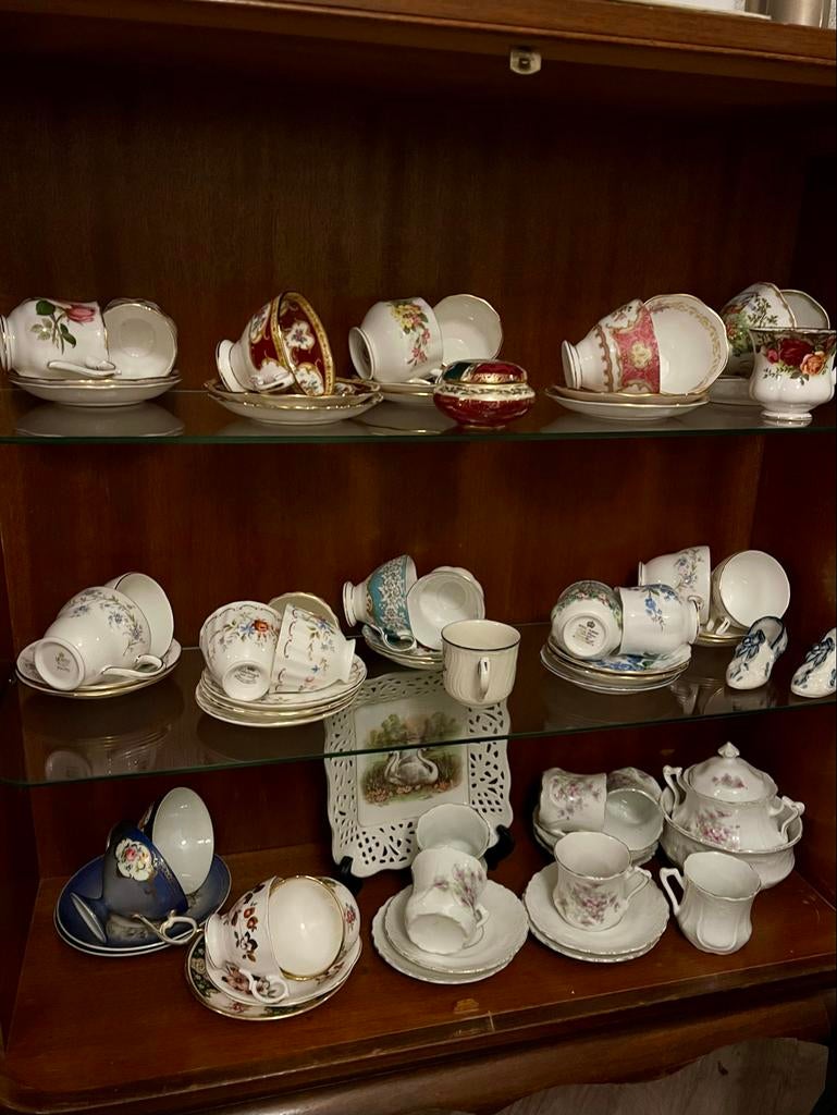 Antiek porselein servies - diverse Engelse merken, Ophalen of Verzenden