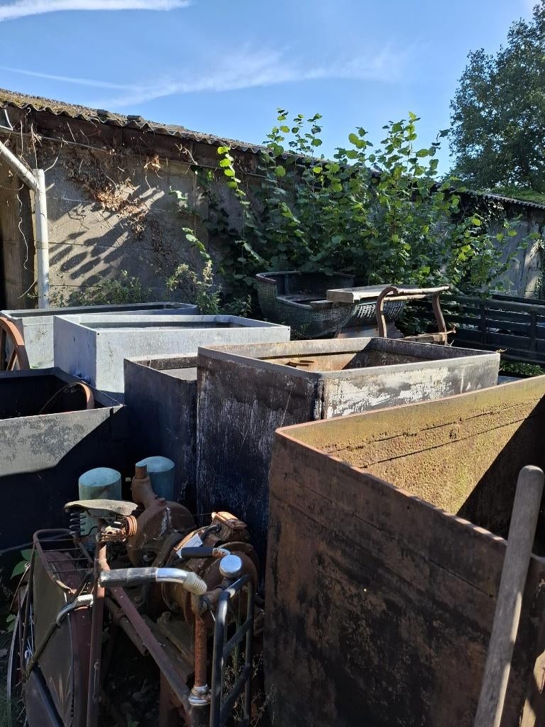 Oude Mijnwagens / Kolenwagen / Treinwagon, Ophalen of Verzenden