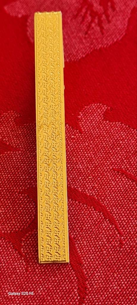 Goud kleurige Das clip van Stratton, Made in England, Ophalen of Verzenden, Gedragen, Overige kleuren, Stratton