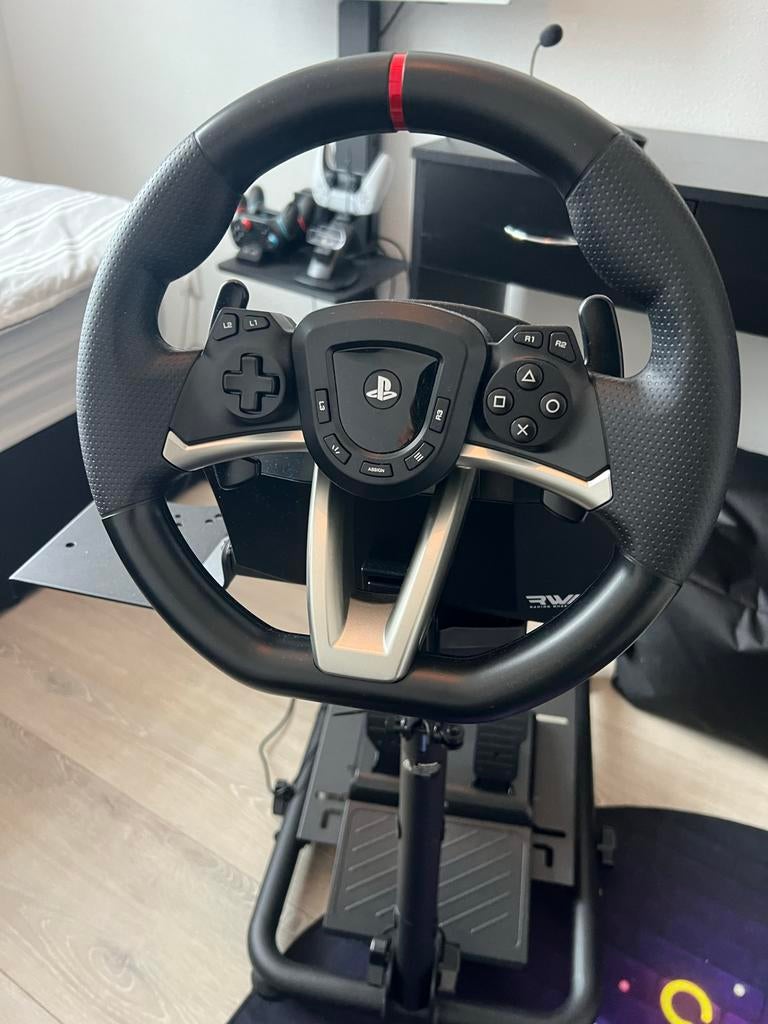 PlayStation5 racestuur met verstelbare frame, Ophalen, PlayStation 4, Nieuw, Stuur of Pedalen