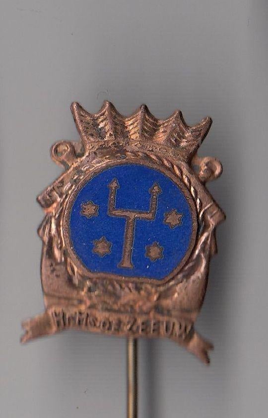 KM Koninklijke Marine Hr. Ms. de Zeeuw speldje, Niet vindbaar, Niet vindbaar, Marine, Nederland