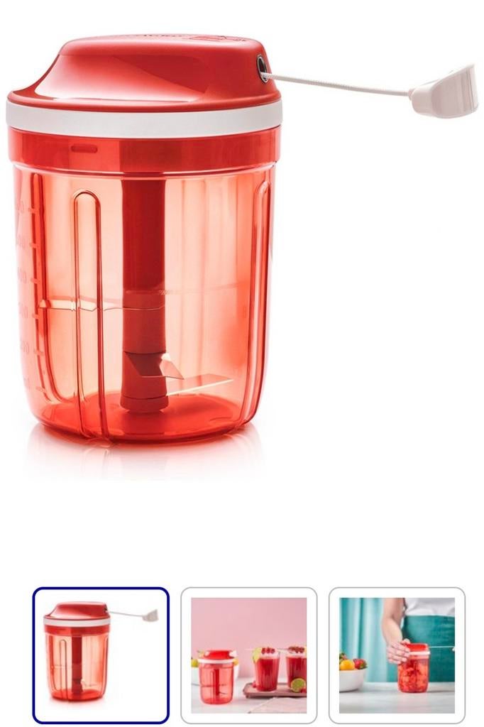 Tupperware SuperSonic Chopper 600 ml, Huis en Inrichting, Keuken | Tupperware, Verzenden, Zo goed als nieuw, Overige typen