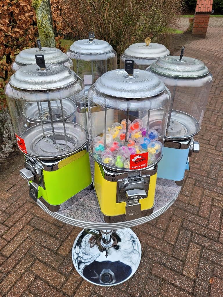 retro BEAVER kauwgomballen pinda automaten sixties fifties, Ophalen