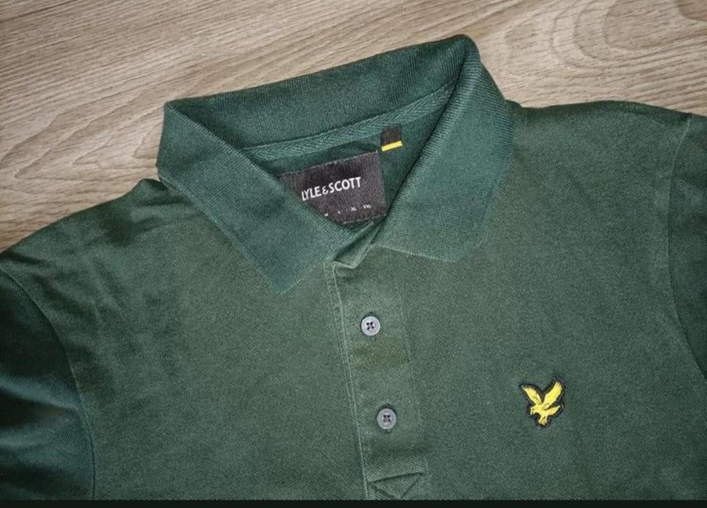 🧔polo van lyle scott maat S🧔, Kleding | Heren, Polo's, Zo goed als nieuw, Lyle & Scott, Groen, Verzenden