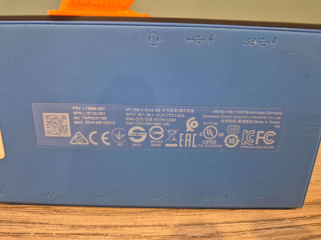 400x HP USB-C Dock G4 | A Grade | Partij, Niet ingevuld, Niet ingevuld, Ophalen of Verzenden, Zo goed als nieuw