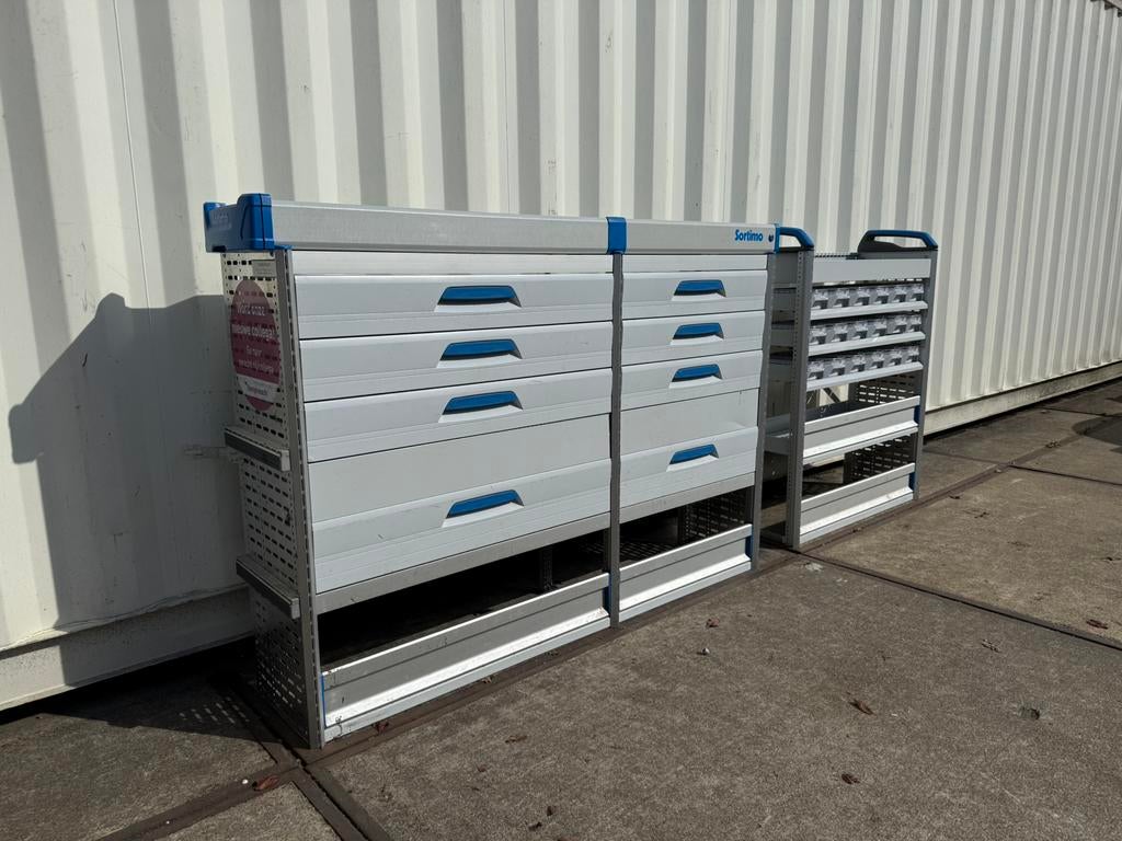 Nieuwstaat sortimo bedrijfswagen inrichting, Ophalen, Zo goed als nieuw