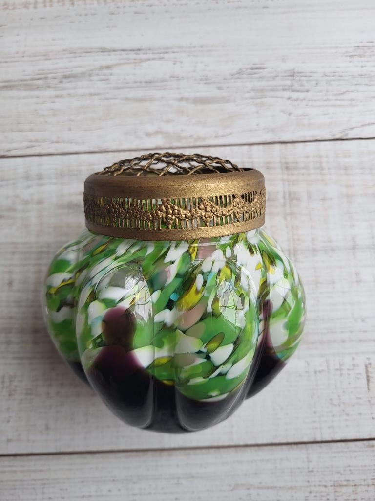 antieke Pique Fleur vaas, Ophalen of Verzenden