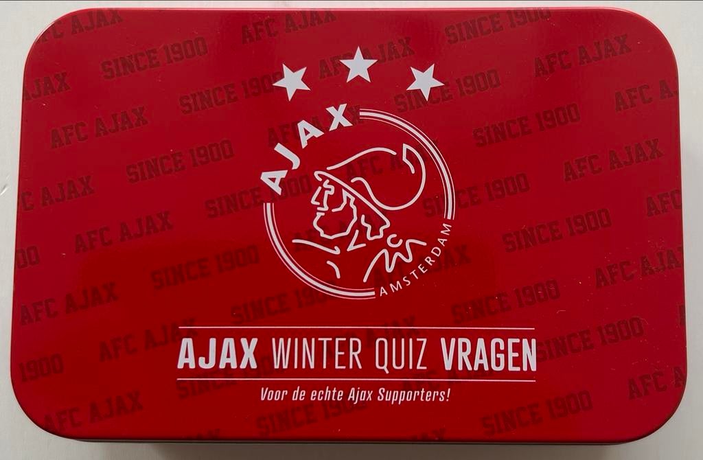 Ajax Winter Quiz Vragen - Voor de echte Ajax Supporters!, Hobby en Vrije tijd, Gezelschapsspellen | Overige, Vijf spelers of meer