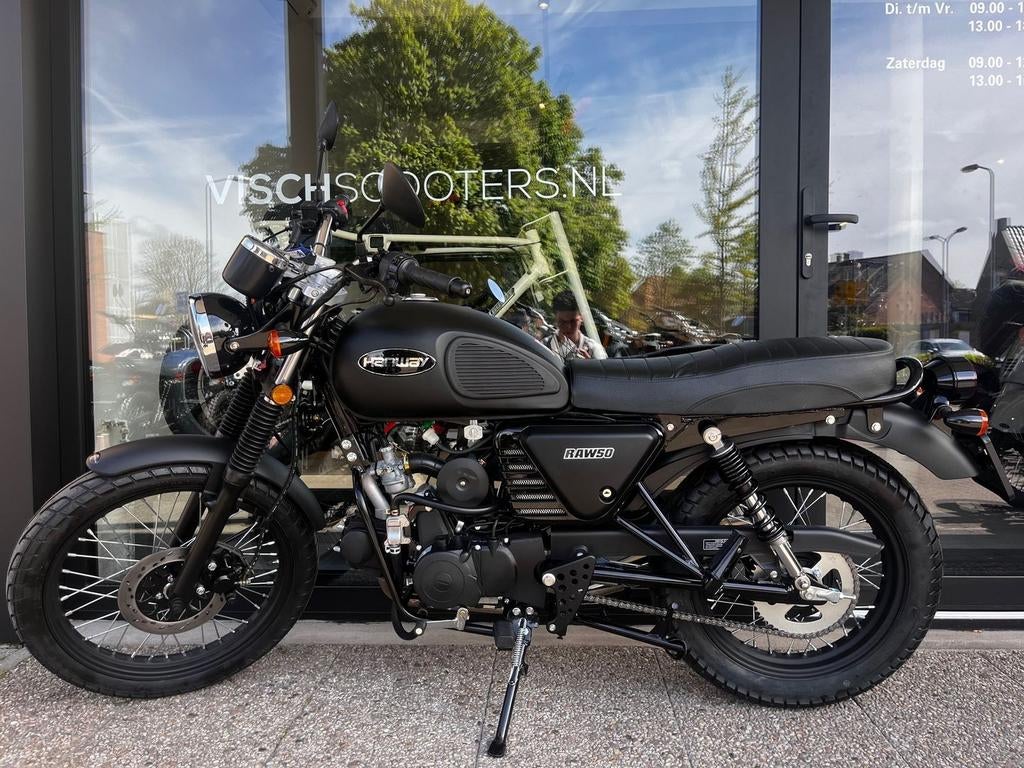 Hanway Caferacer RAW 50 | Nu Reserveren Beperkte Levering, HANWAY, Maximaal 45 km/u, Onbekend, Nieuw