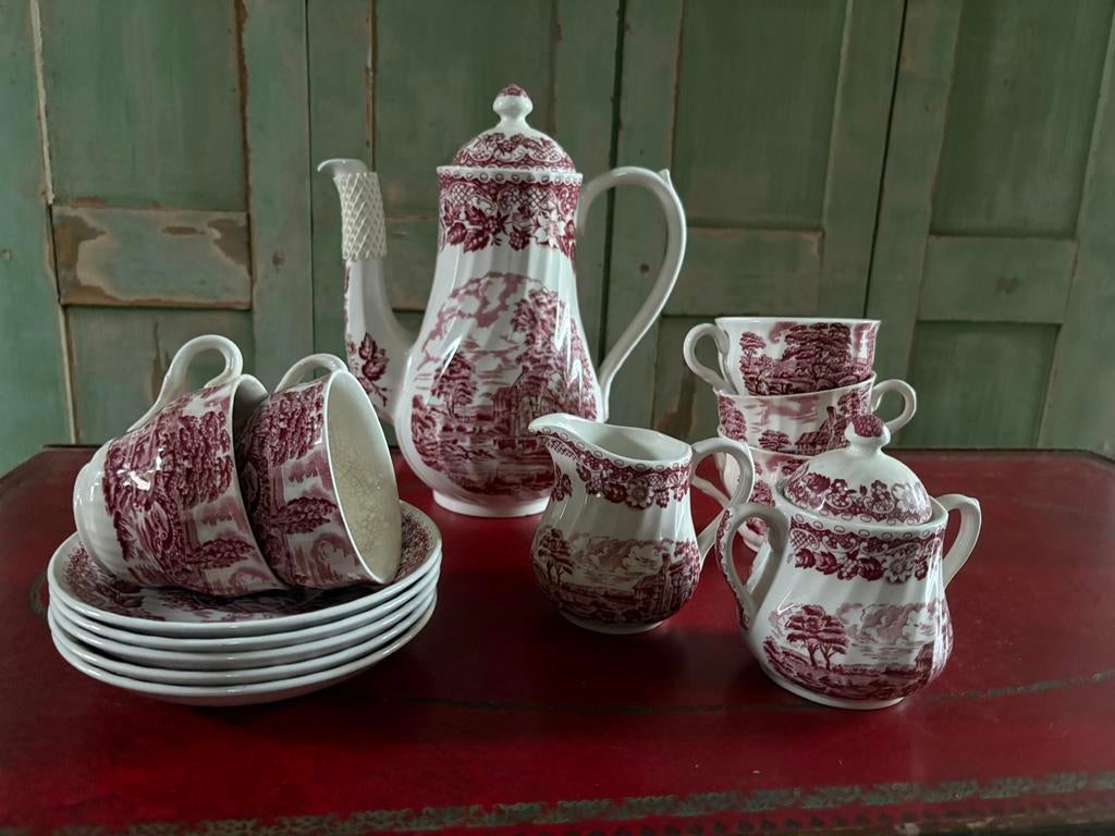 Engels Koffieservies Barratts, Ophalen