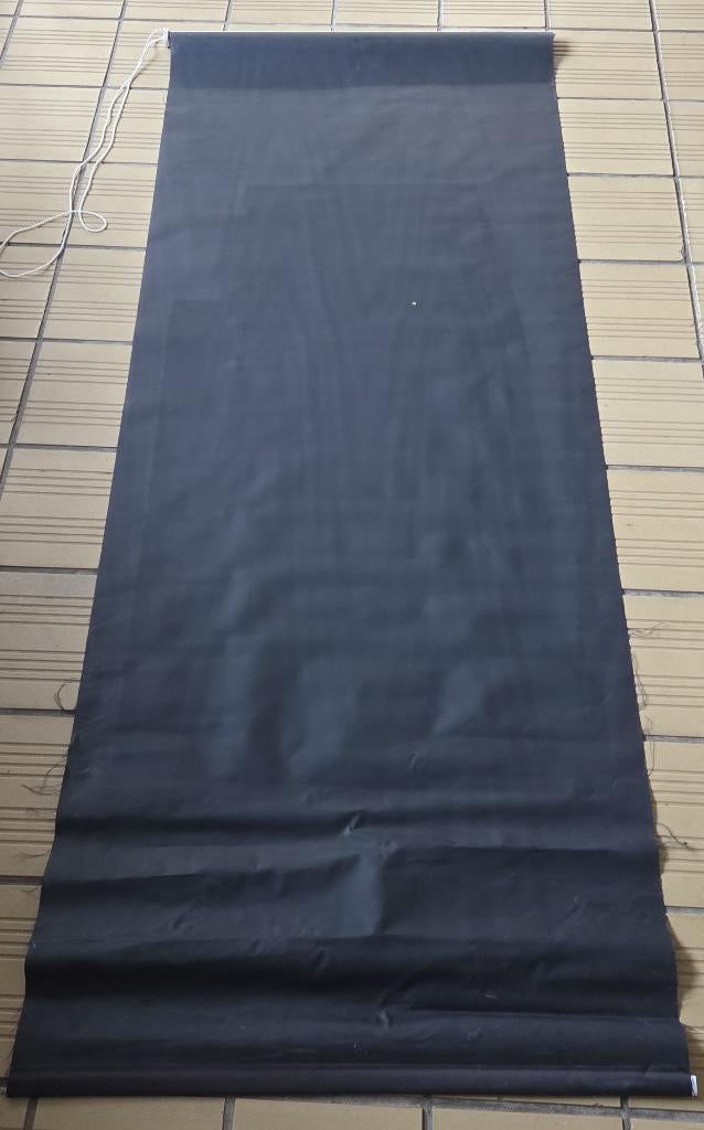 Zwarte verduisterende rolgordijnen, Ophalen, Gebruikt, Zwart, 50 tot 100 cm