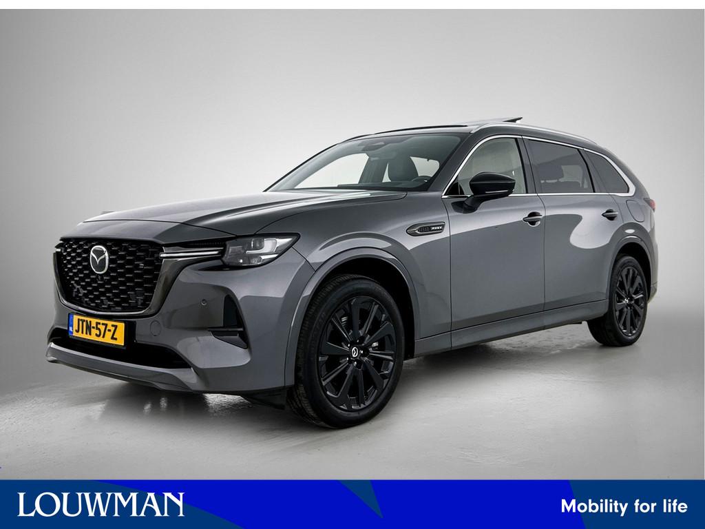 Mazda CX-80 2.5 e-SkyActiv PHEV Homura Plus Leder | Pano-dak, Auto's, Mazda, Automaat, 12 maanden, Gebruikt, CX-80