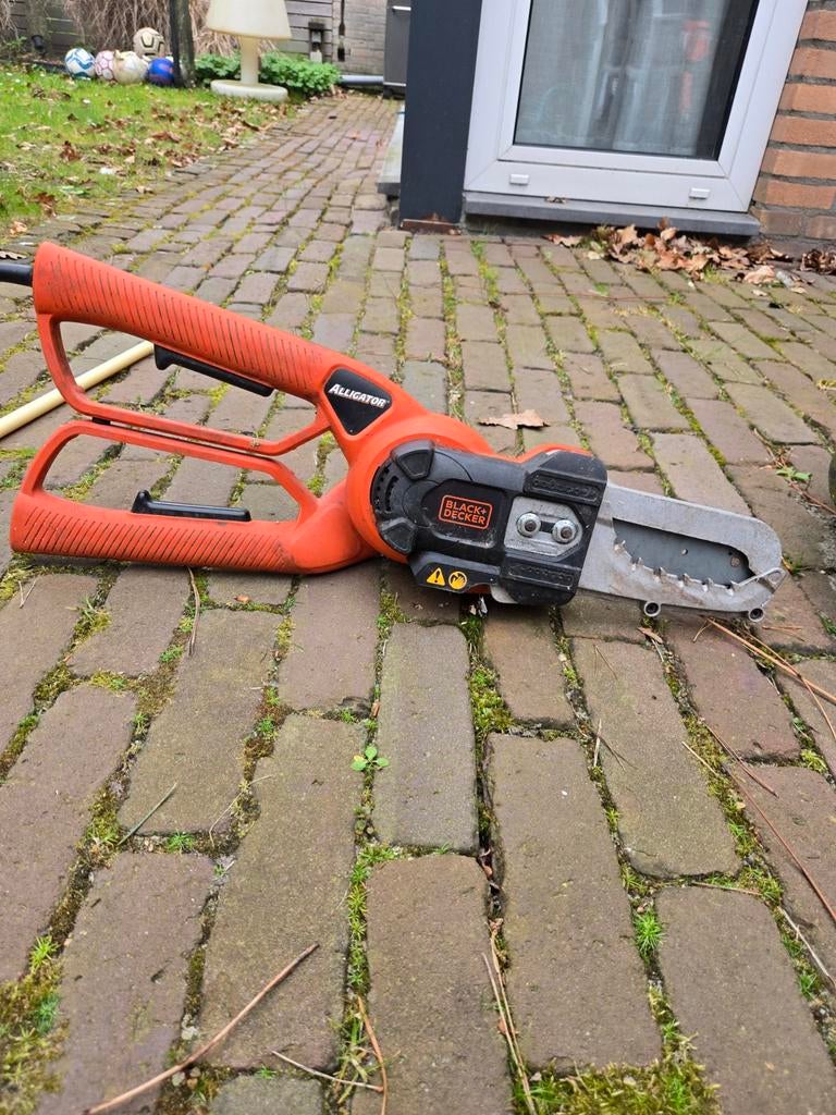 Black & Decker Alligator kettingzaag / snoeizaag, Tuin en Terras, Ophalen of Verzenden, Gebruikt, Black & Decker
