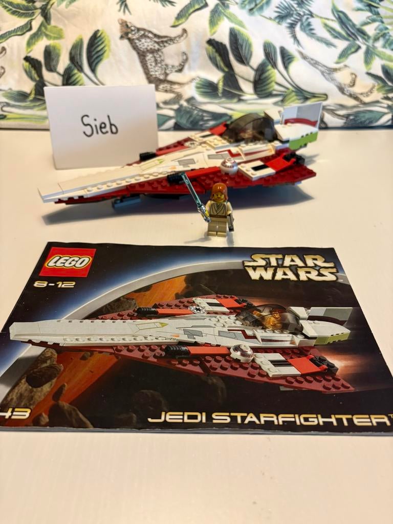 Lego Star Wars 7143 Jedi Starfighter, Ophalen of Verzenden, Zo goed als nieuw, Lego, Star Wars