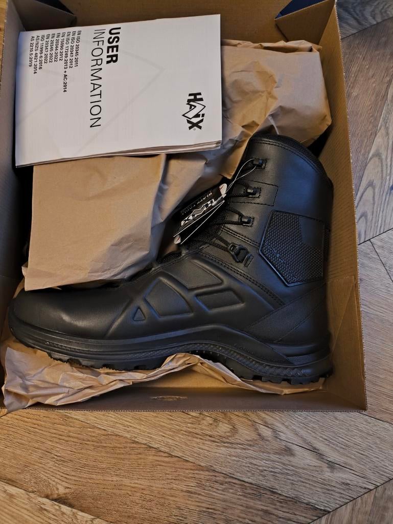 HAIX Black Eagle Tactical 2.0 GTX high/black  maat 45, Nieuw, Ophalen of Verzenden, Werkschoenen, Zwart